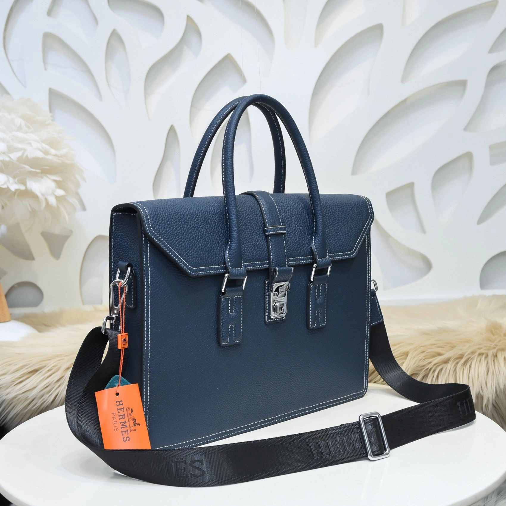 Bright Mens Hermes Briefcases 90859