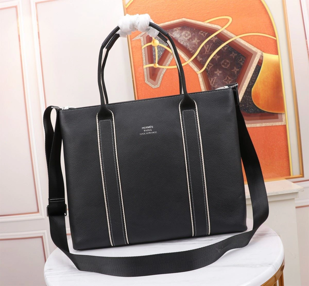 Mens Hermes Briefcases Durable 92901