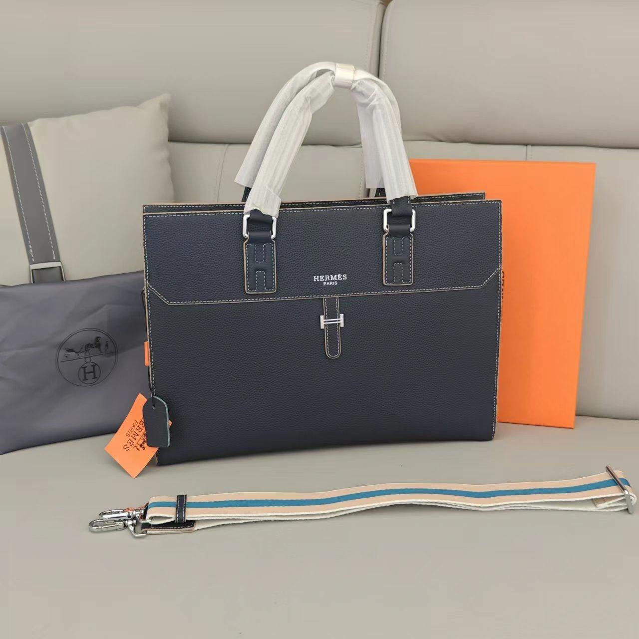 Mens Hermes Briefcases TechFriendly 92890