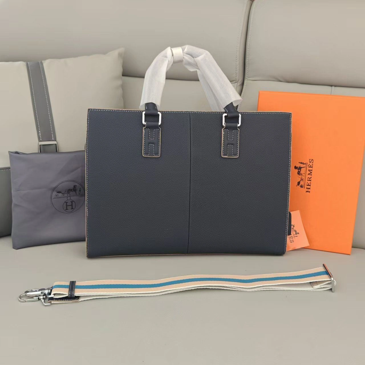 Mens Hermes Briefcases TechFriendly 92890