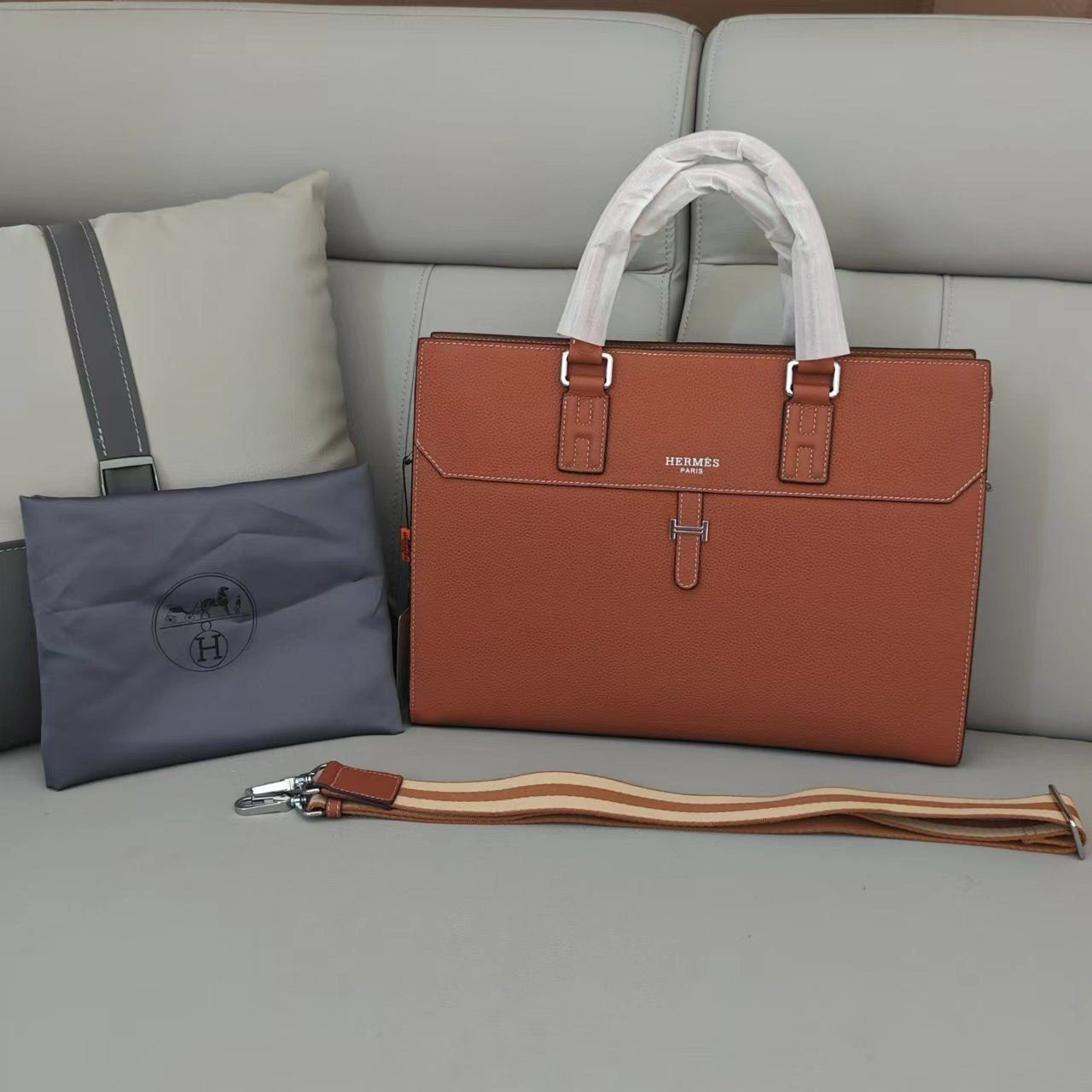 Mens Hermes Briefcases Neat 92889