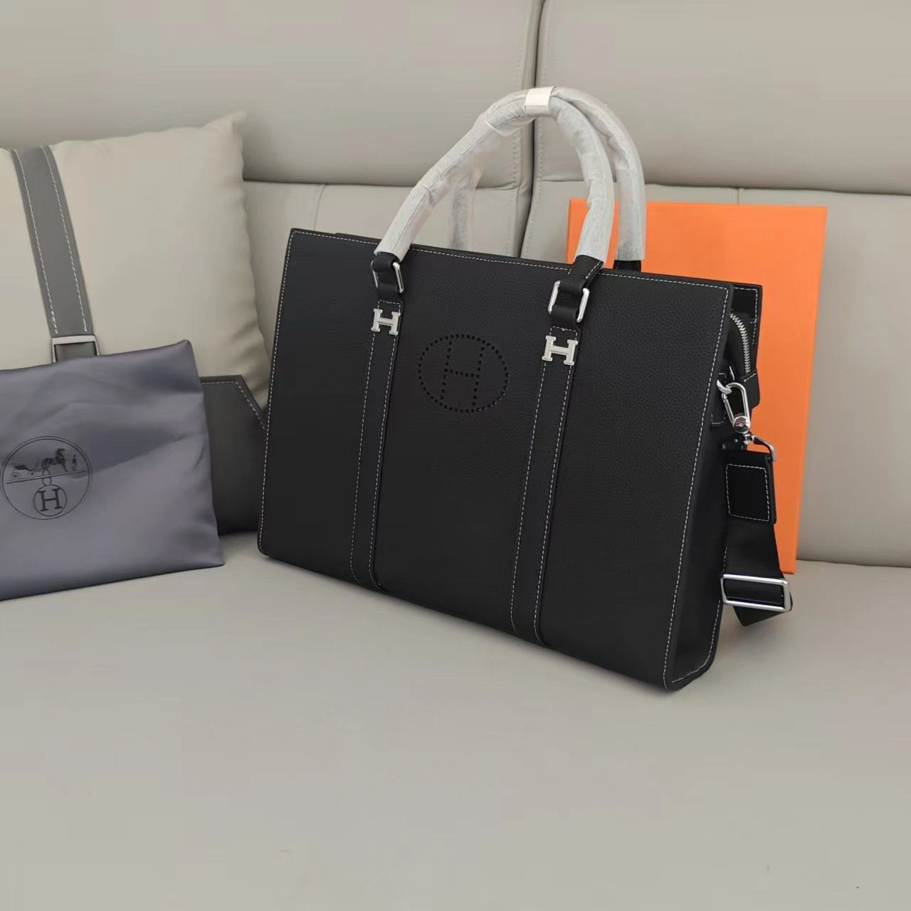 FreshLook Mens Hermes Briefcases 92887