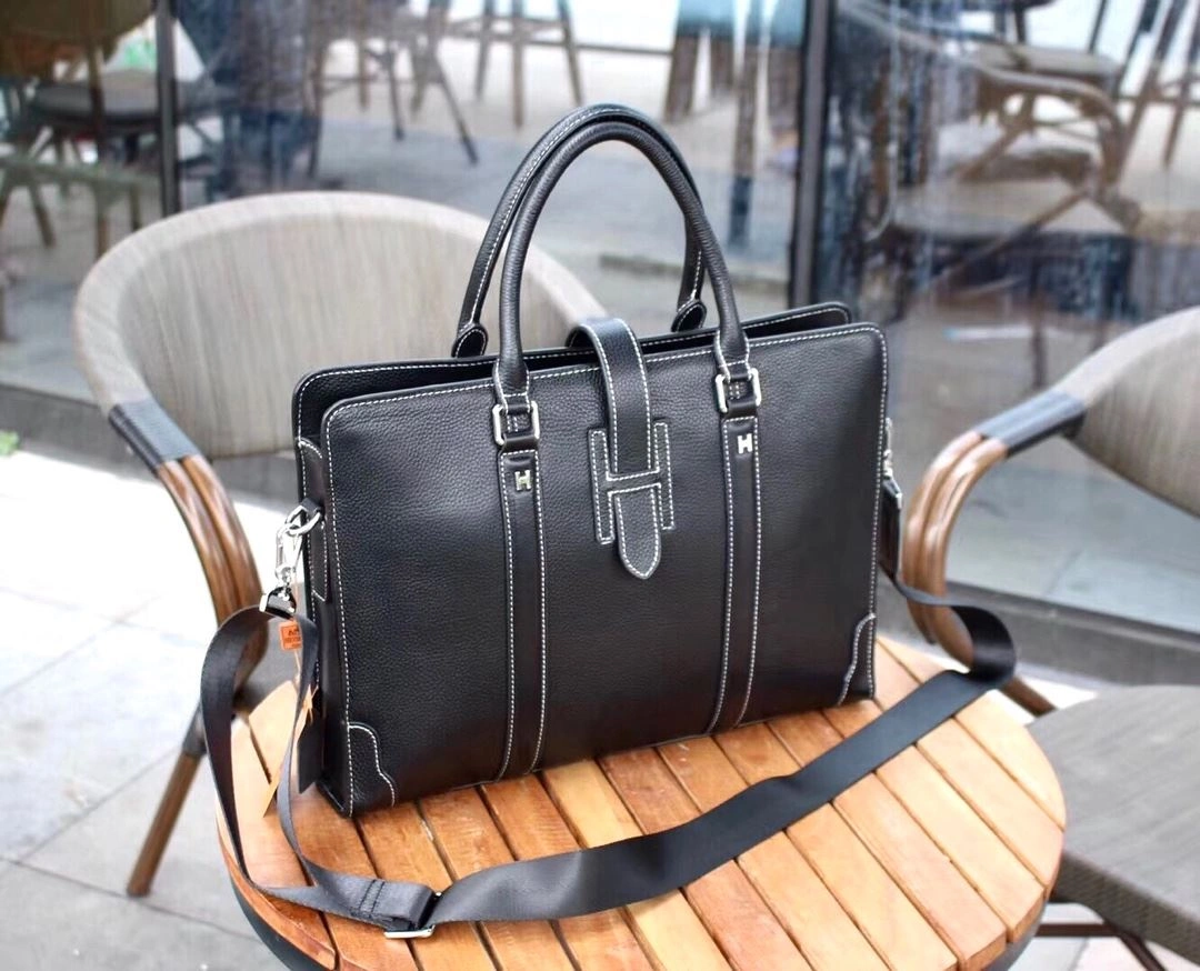 Compact Mens Hermes Briefcases 91827