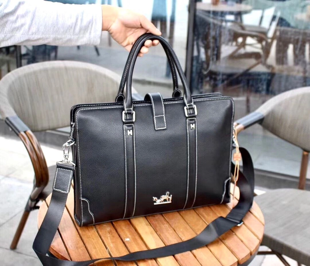 Compact Mens Hermes Briefcases 91827