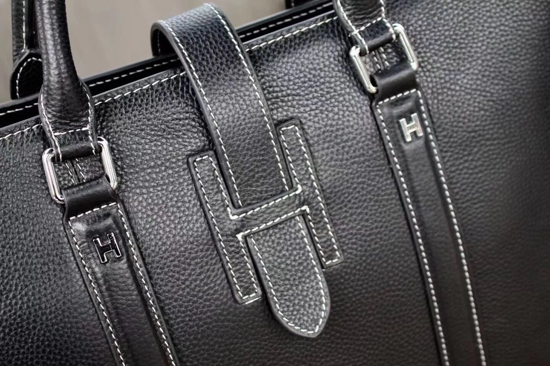 Compact Mens Hermes Briefcases 91827