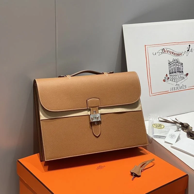 Mens Hermes Briefcases Flexible 47764