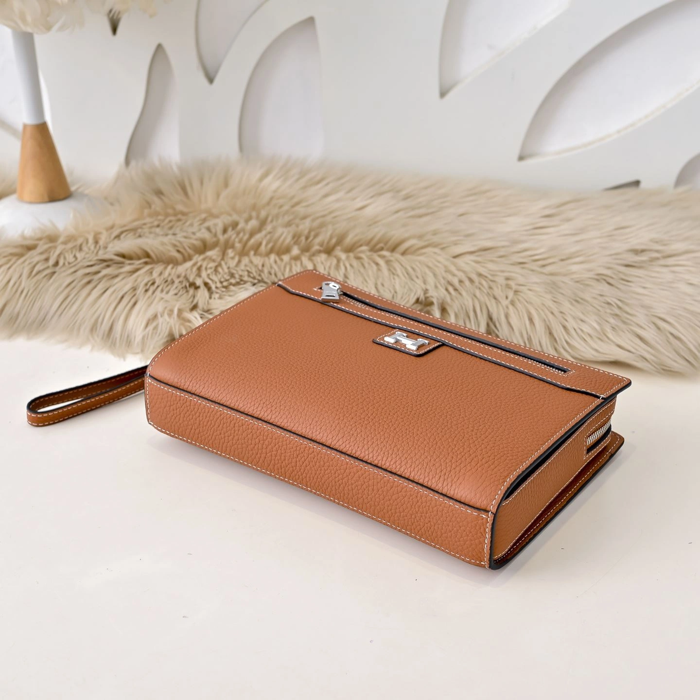 Breathable Mens Hermes Clutch Bags 90837