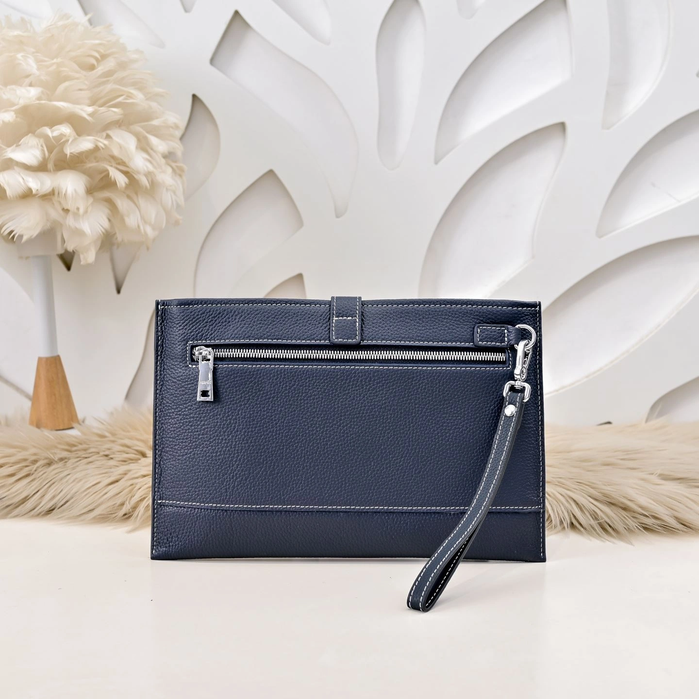 WrinkleFree Mens Hermes Clutch Bags 90825