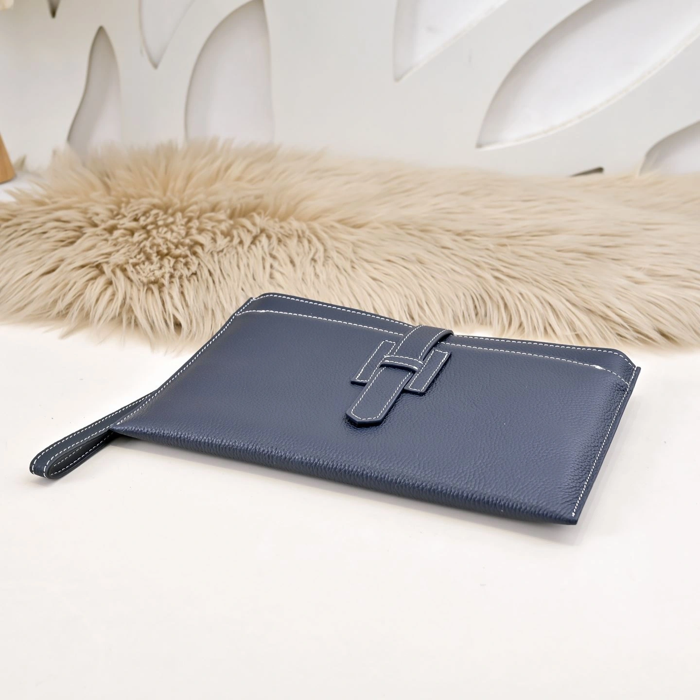 WrinkleFree Mens Hermes Clutch Bags 90825