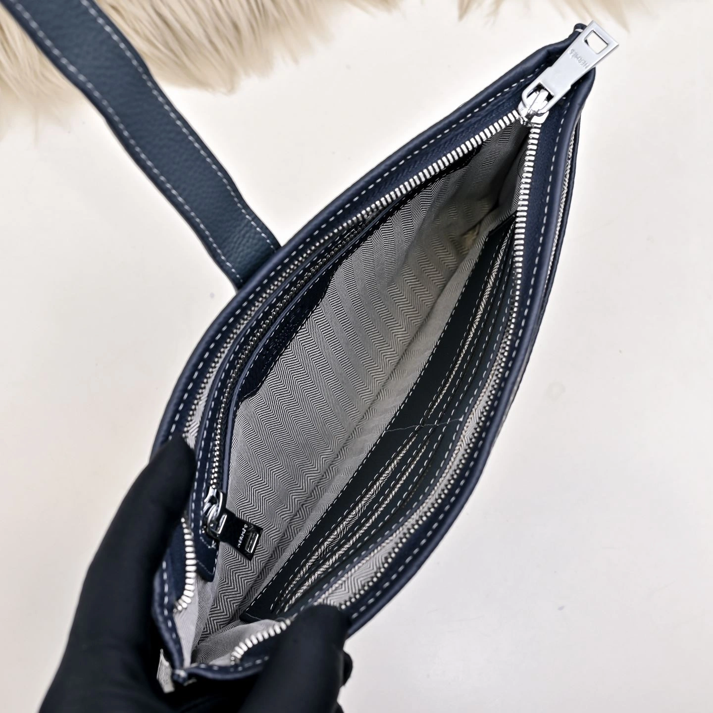 WrinkleFree Mens Hermes Clutch Bags 90825