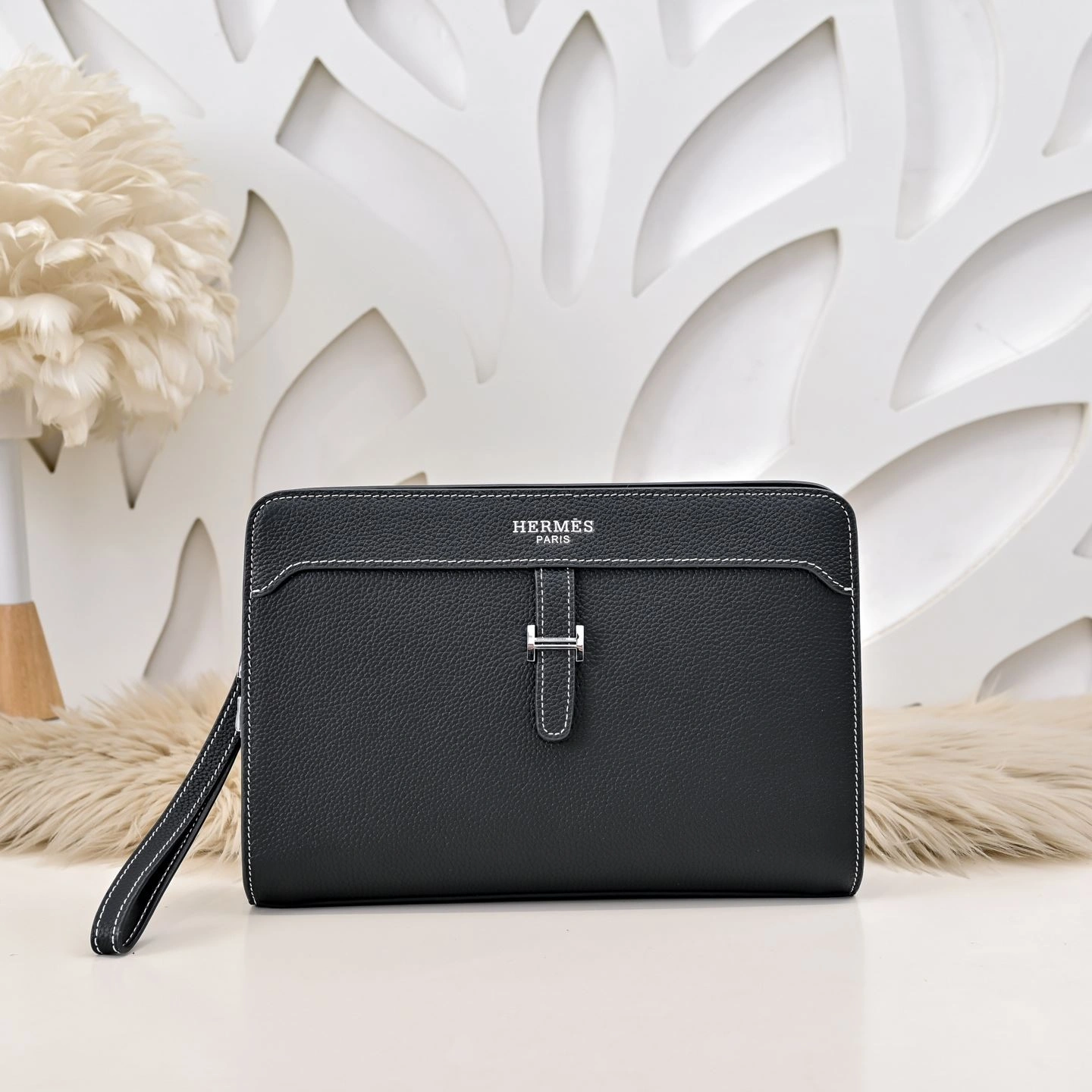 Mens Hermes Clutch Bags Seasonal 90819