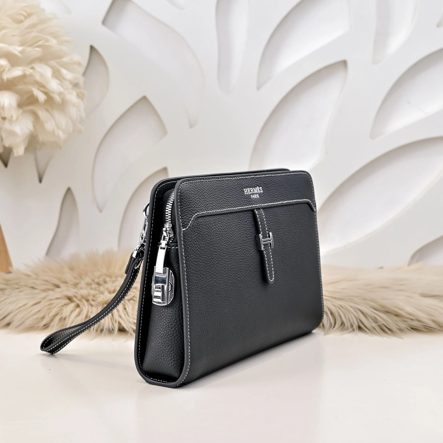 Mens Hermes Clutch Bags Seasonal 90819