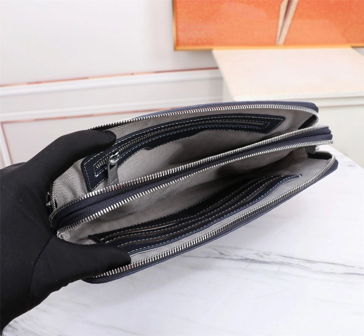 TimelessDesign Mens Hermes Clutch Bags 92885