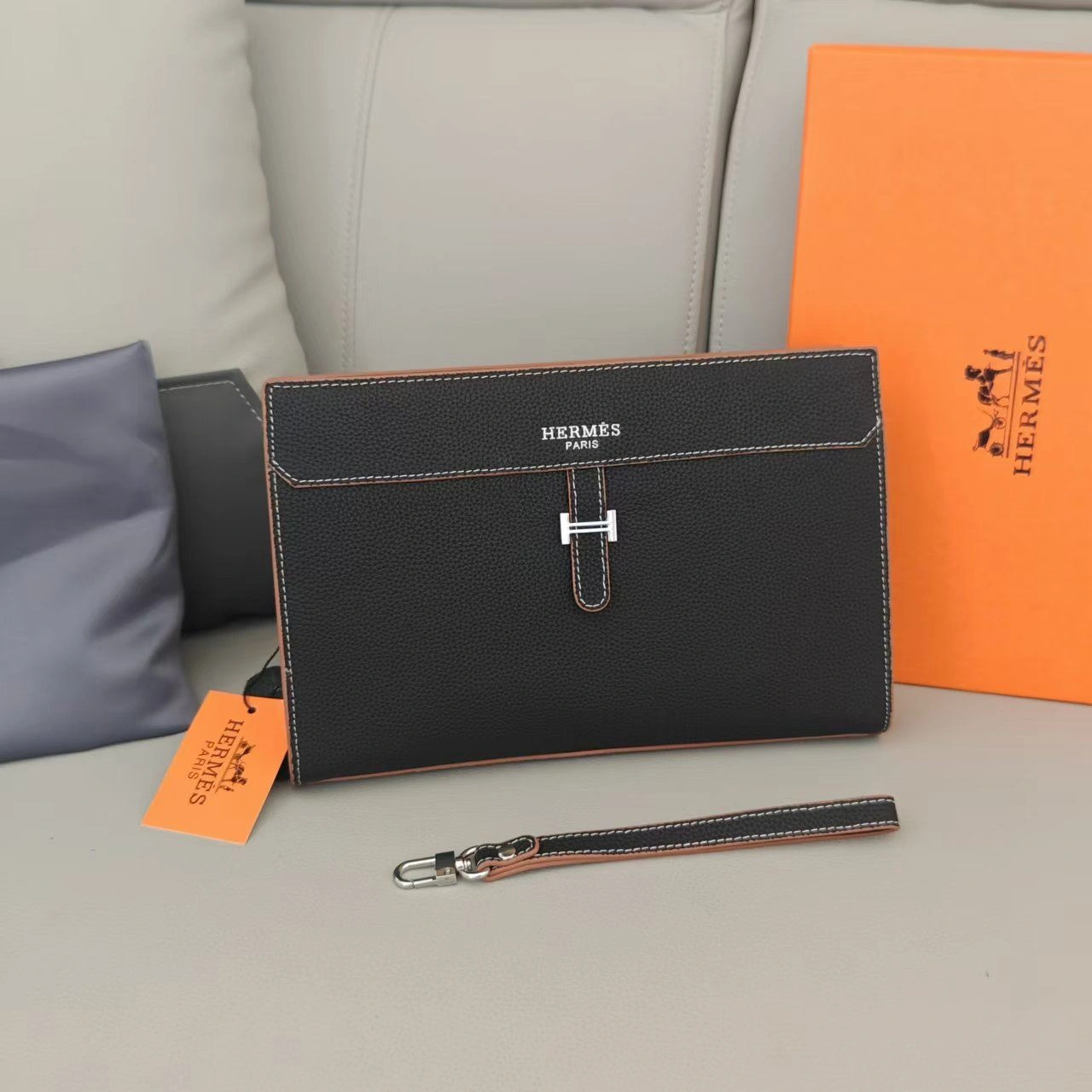 Mens Hermes Clutch Bags Vibrant 92910