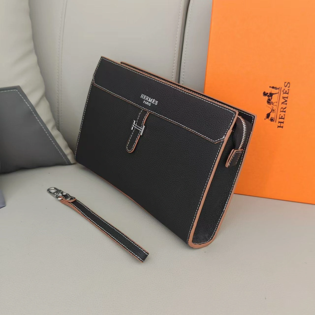 Mens Hermes Clutch Bags Vibrant 92910