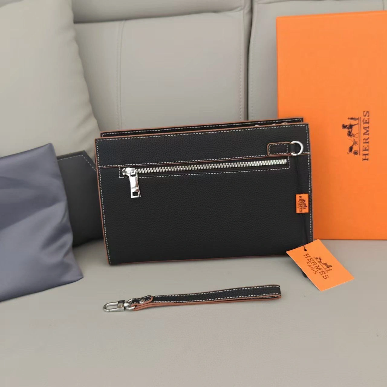 Mens Hermes Clutch Bags Vibrant 92910