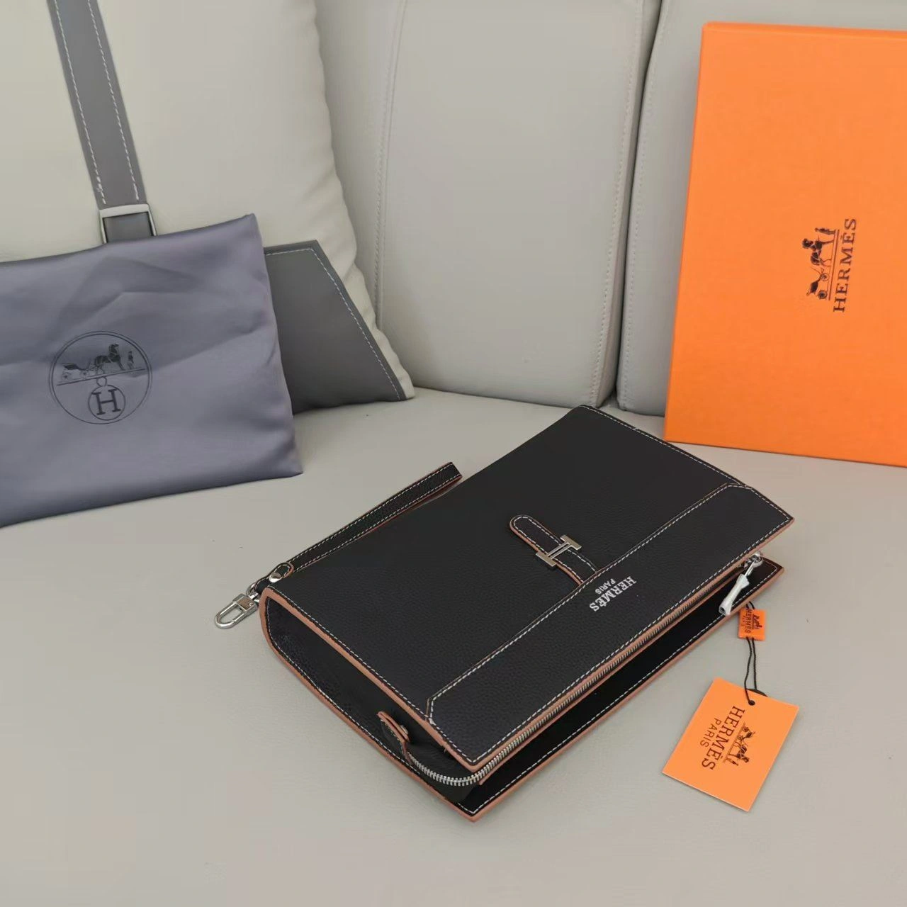 Mens Hermes Clutch Bags Vibrant 92910