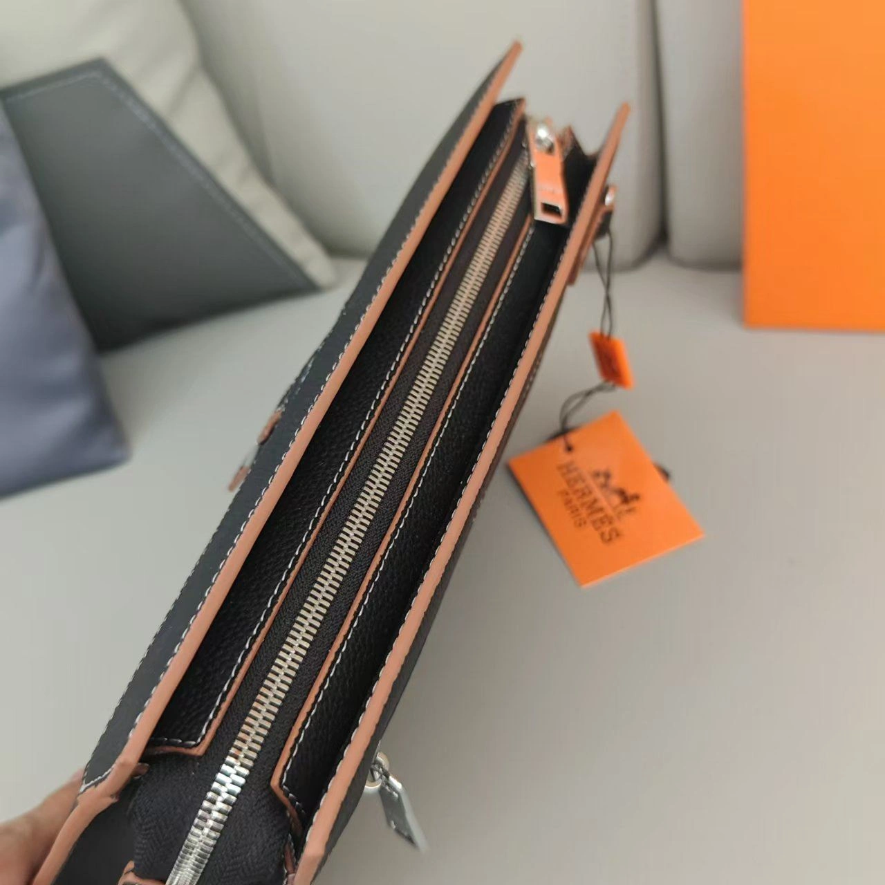 Mens Hermes Clutch Bags Vibrant 92910