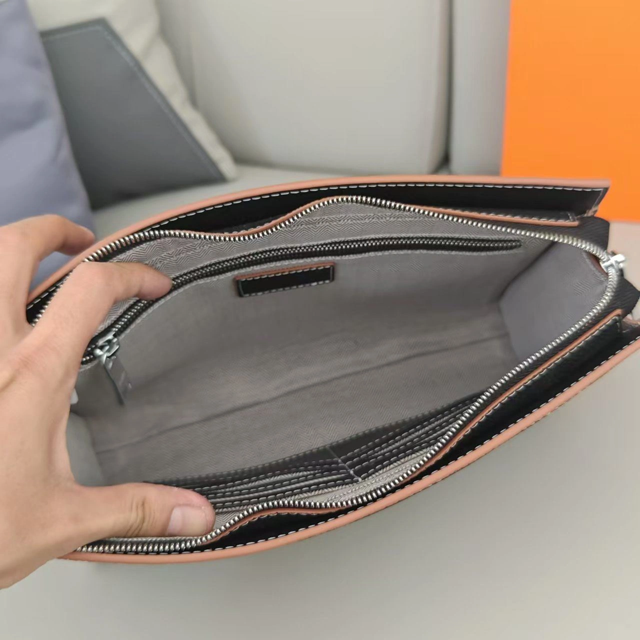 Mens Hermes Clutch Bags Vibrant 92910