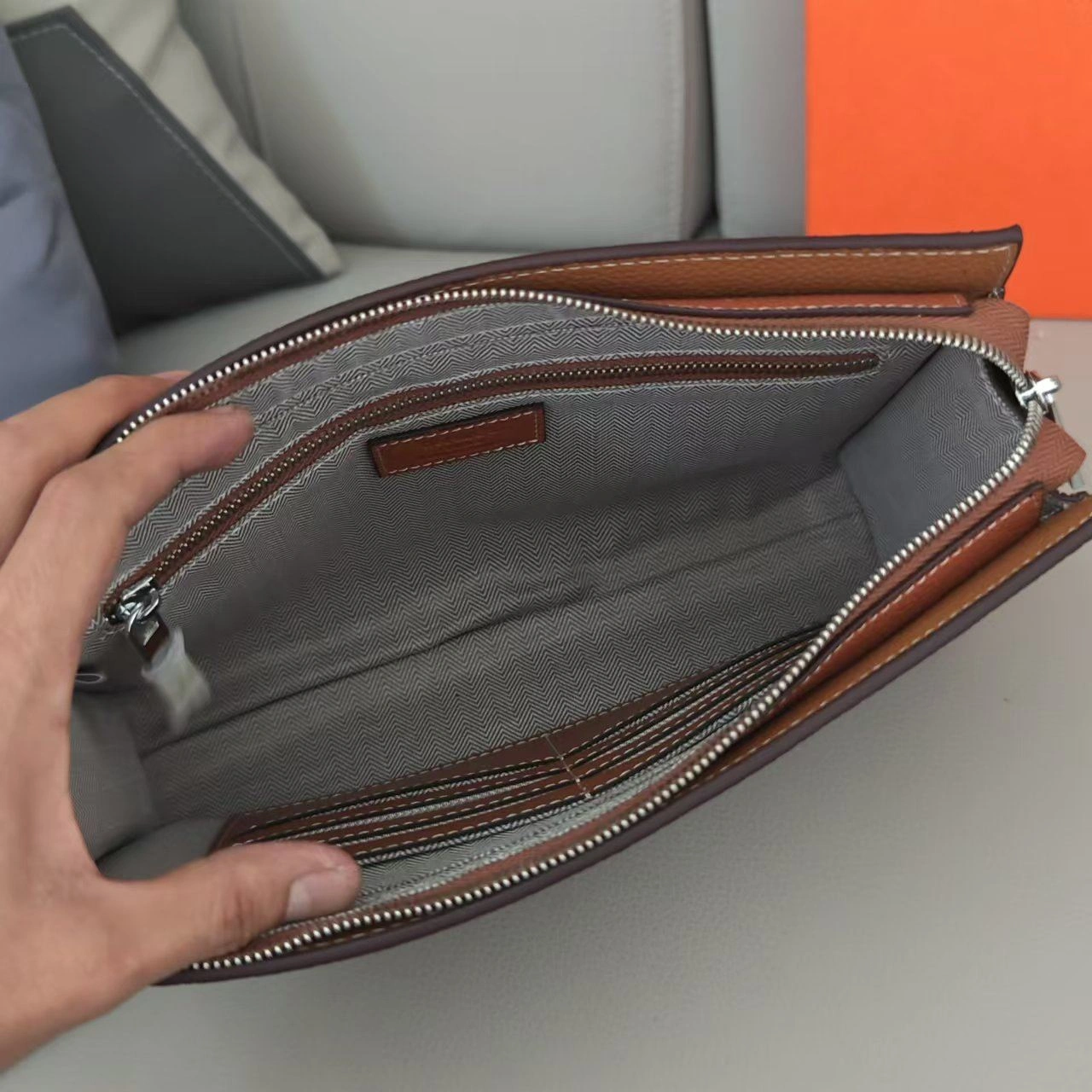 Mens Hermes Clutch Bags Youthful 92877
