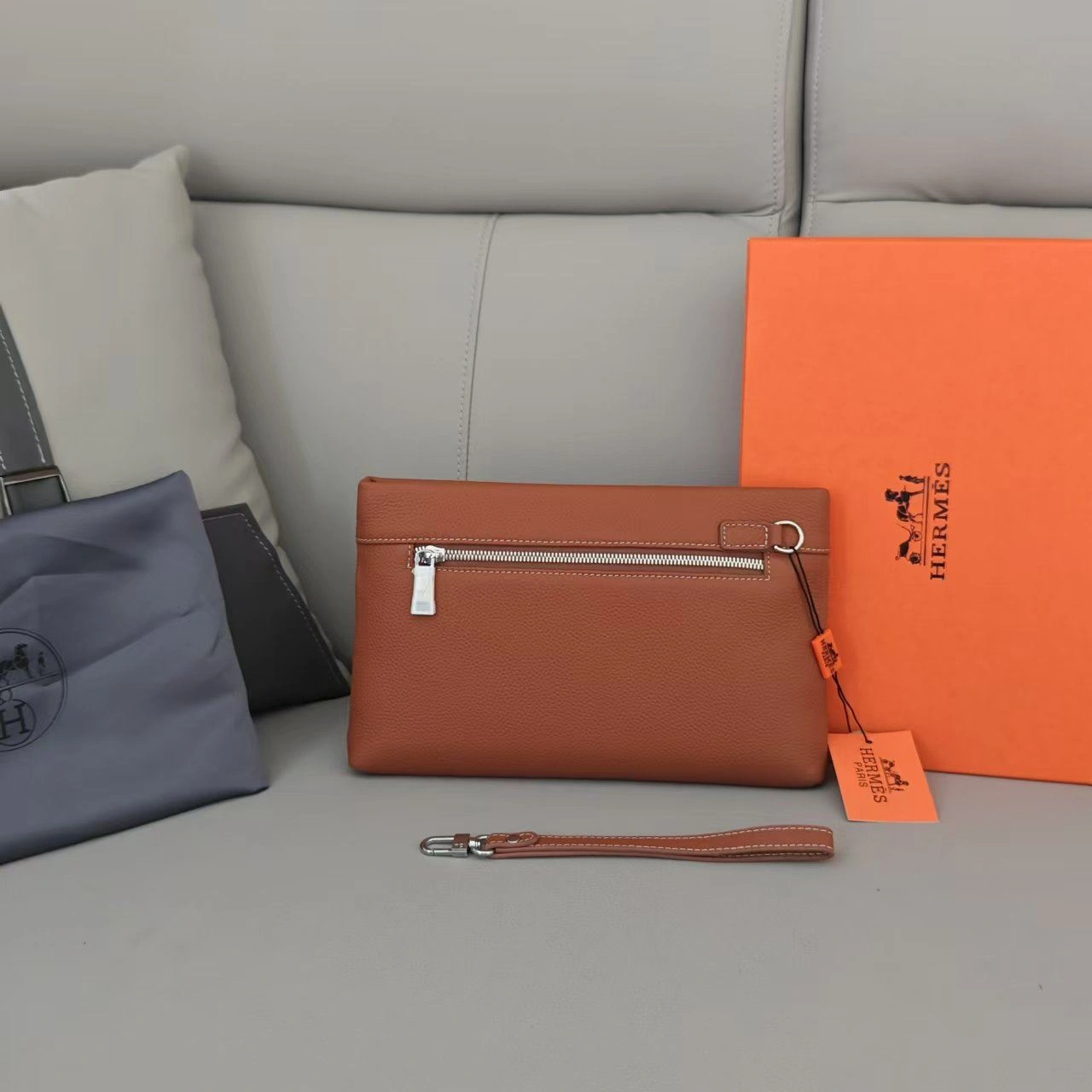 Mens Hermes Clutch Bags SunProtective 92869
