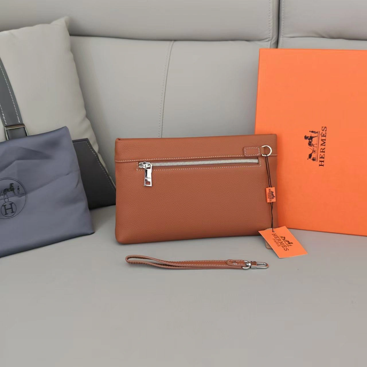 Mens Hermes Clutch Bags SunProtective 92869
