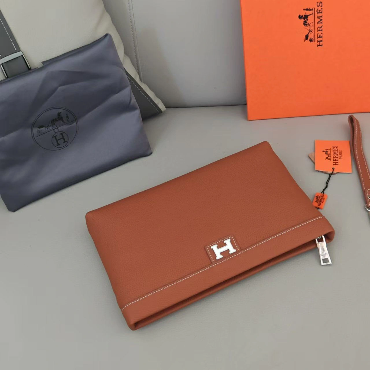 Mens Hermes Clutch Bags SunProtective 92869