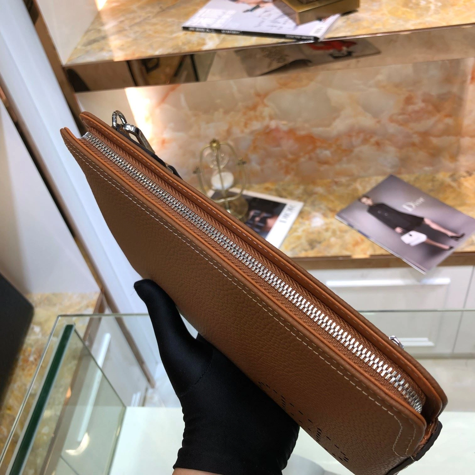 Mens Hermes Clutch Bags SmoothTexture 92949
