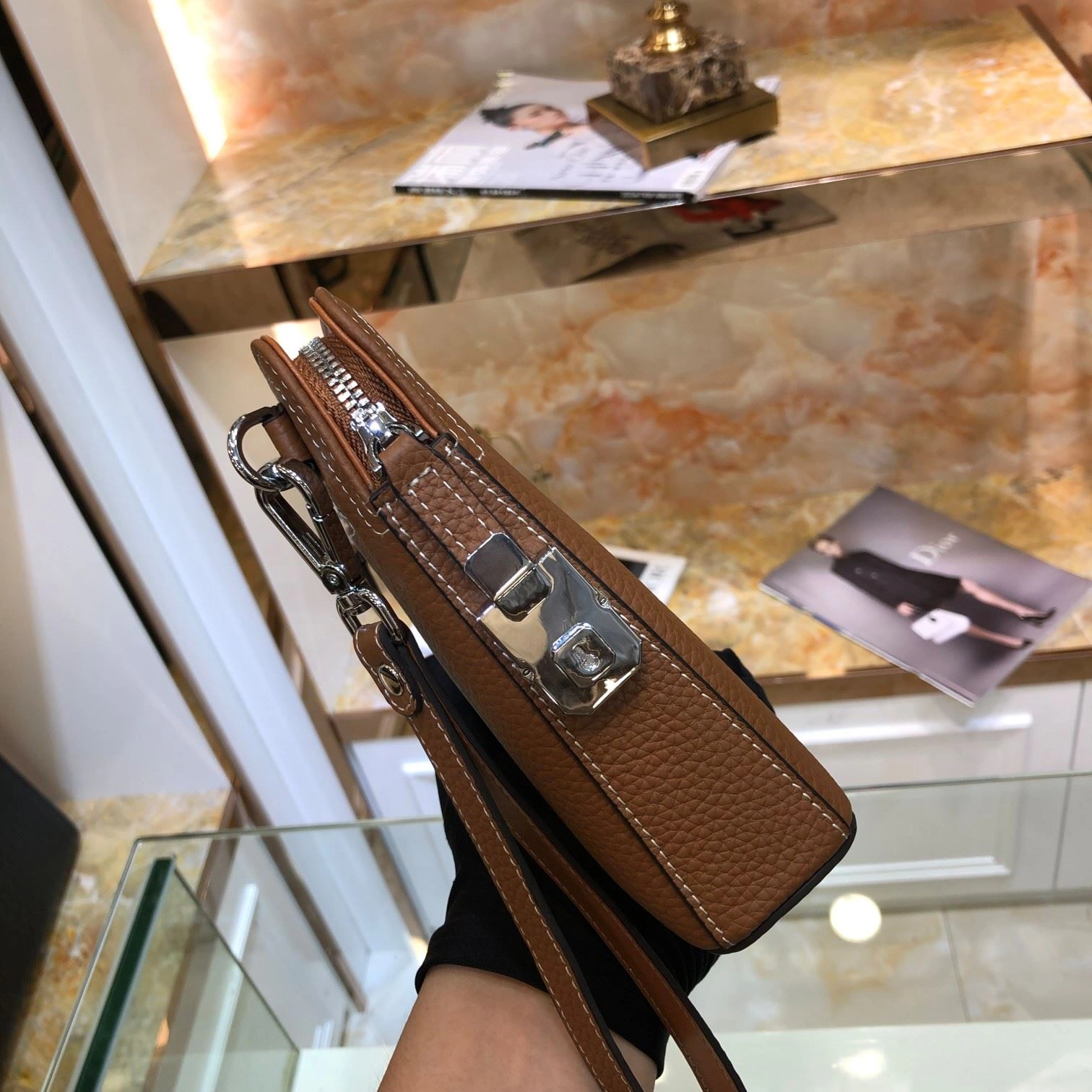 Mens Hermes Clutch Bags SmoothTexture 92949