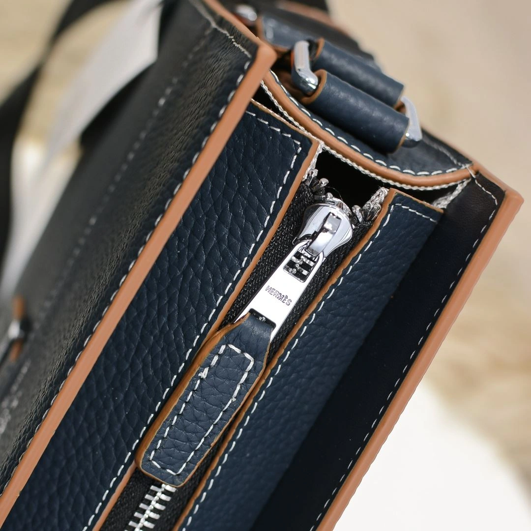 Mens Hermes Satchel Bags ZipUp 90812