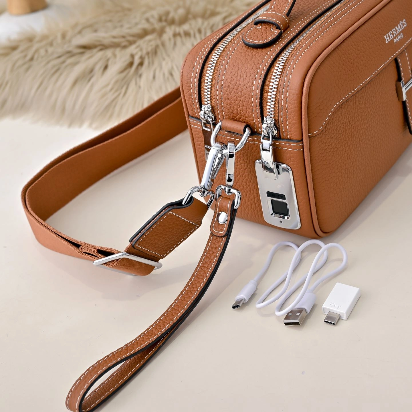Mens Hermes Satchel Bags Breathable 90830