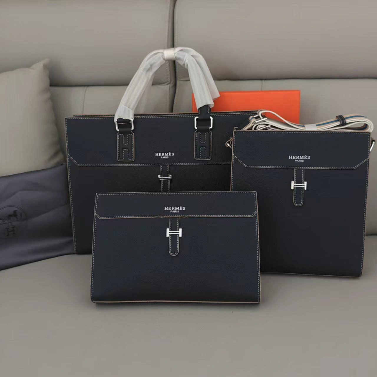 Comfortable Mens Hermes Satchel Bags 92850