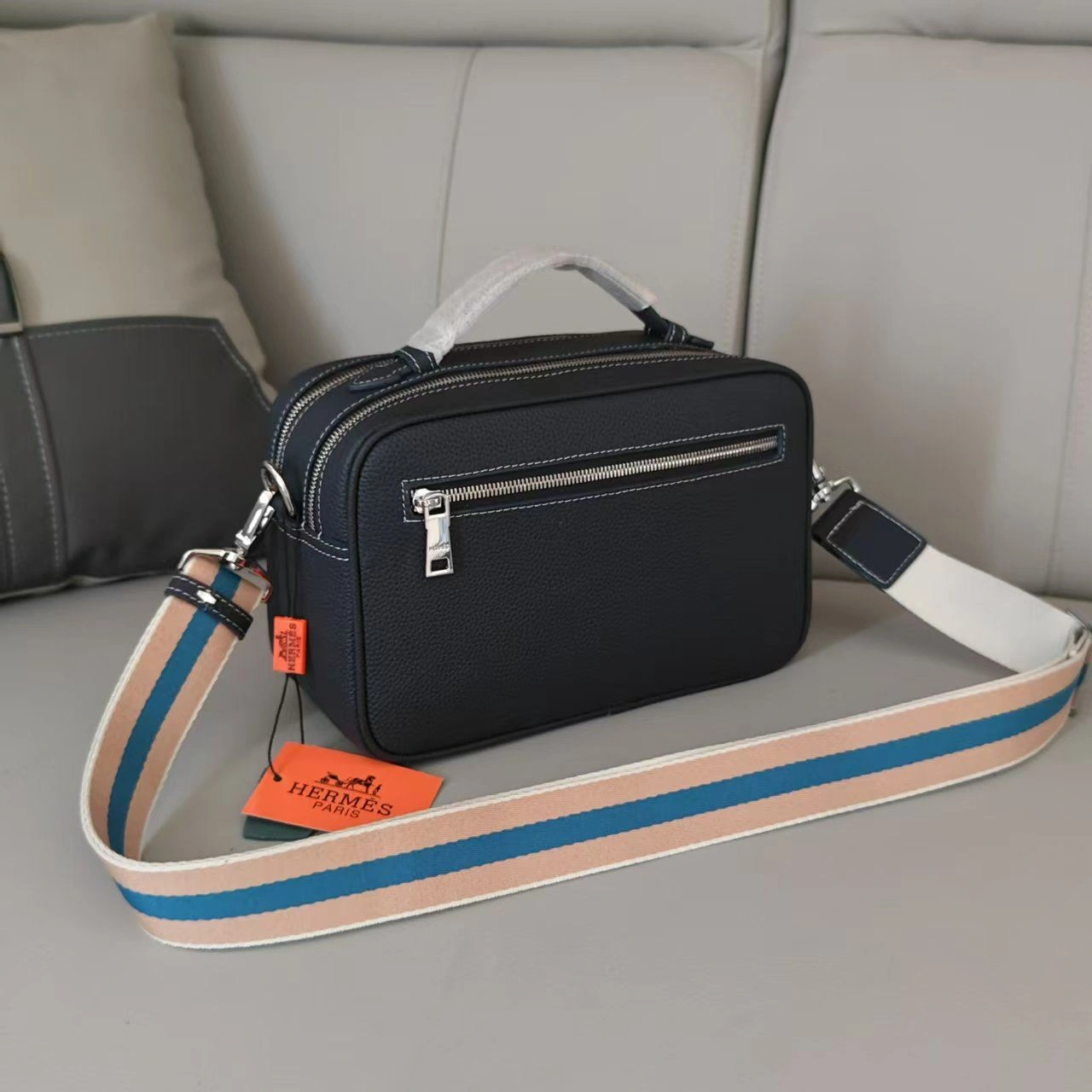 Mens Hermes Satchel Bags Compact 92844