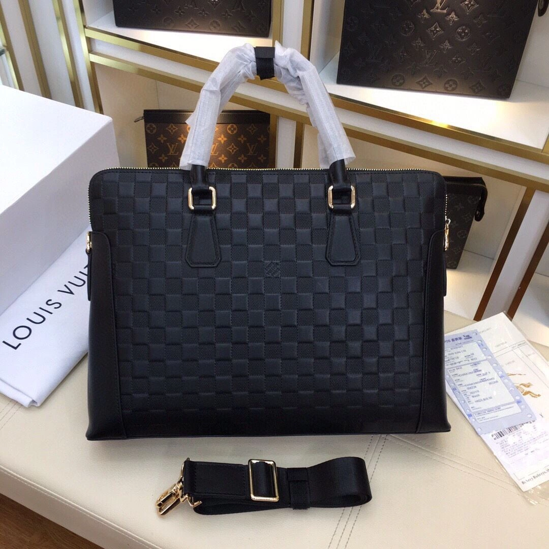 Mens Louis Vuitton Briefcases Durable 92795