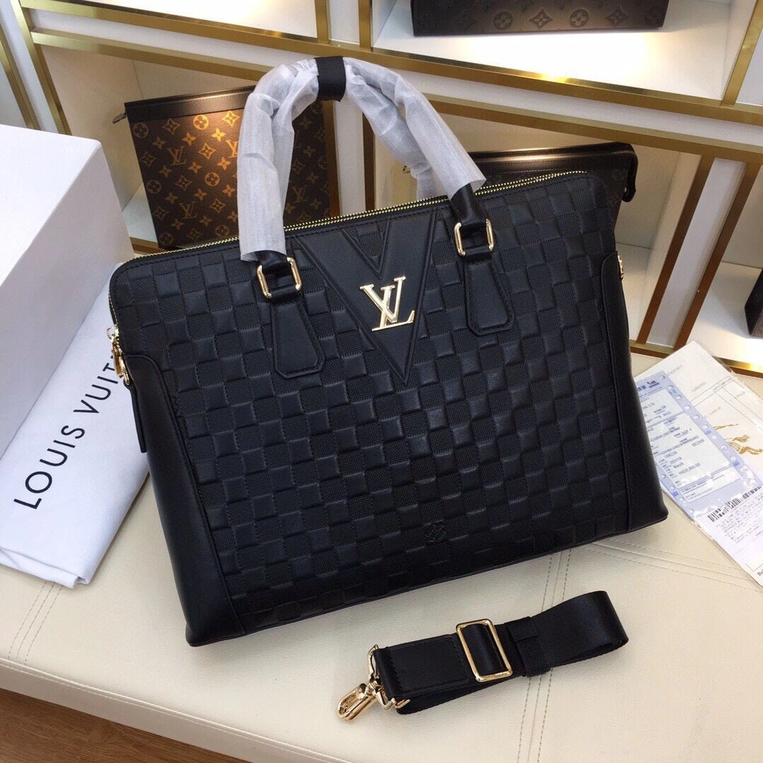 Mens Louis Vuitton Briefcases Durable 92795