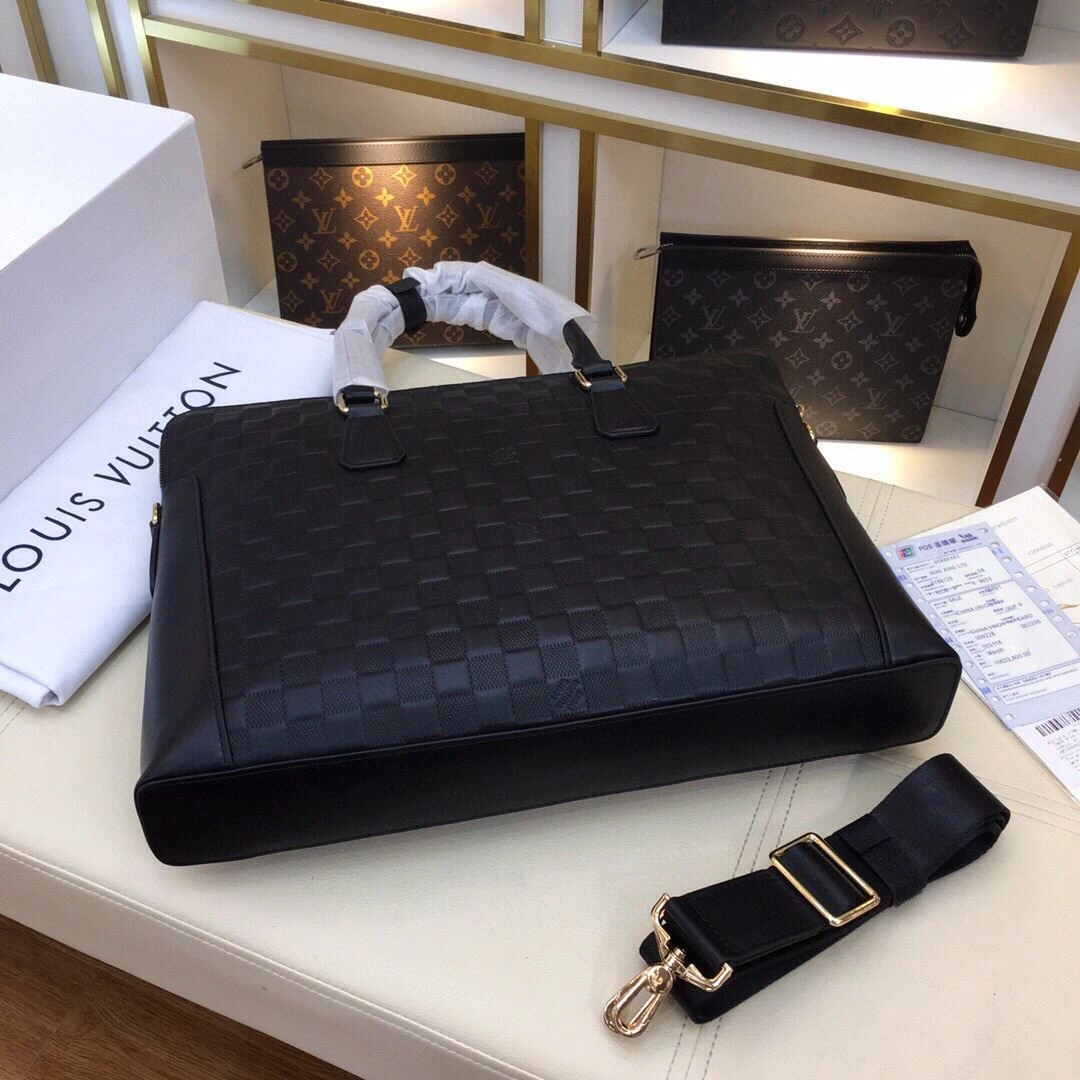 Mens Louis Vuitton Briefcases Durable 92795