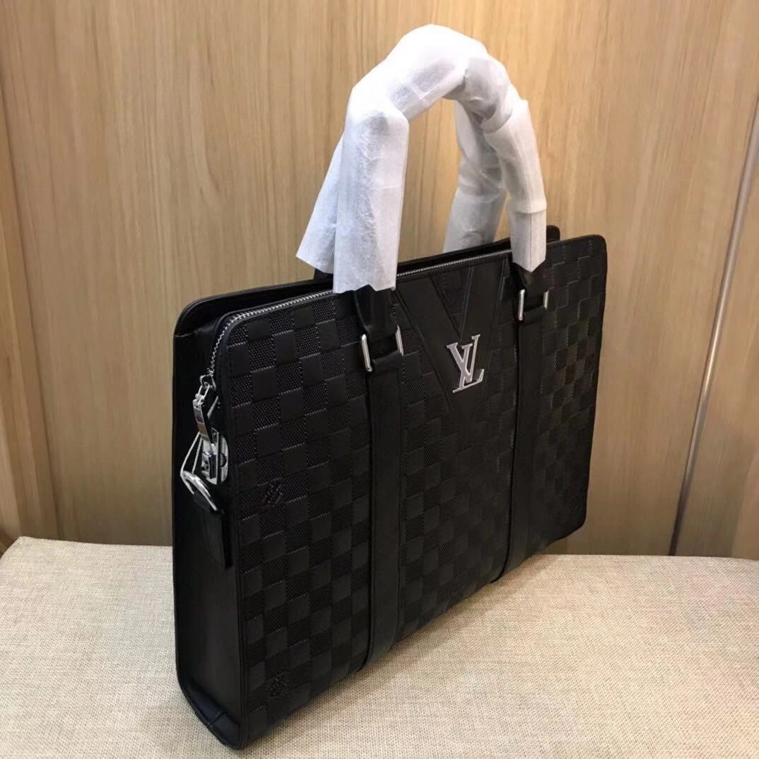 Mens Louis Vuitton Briefcases Breathable 92792