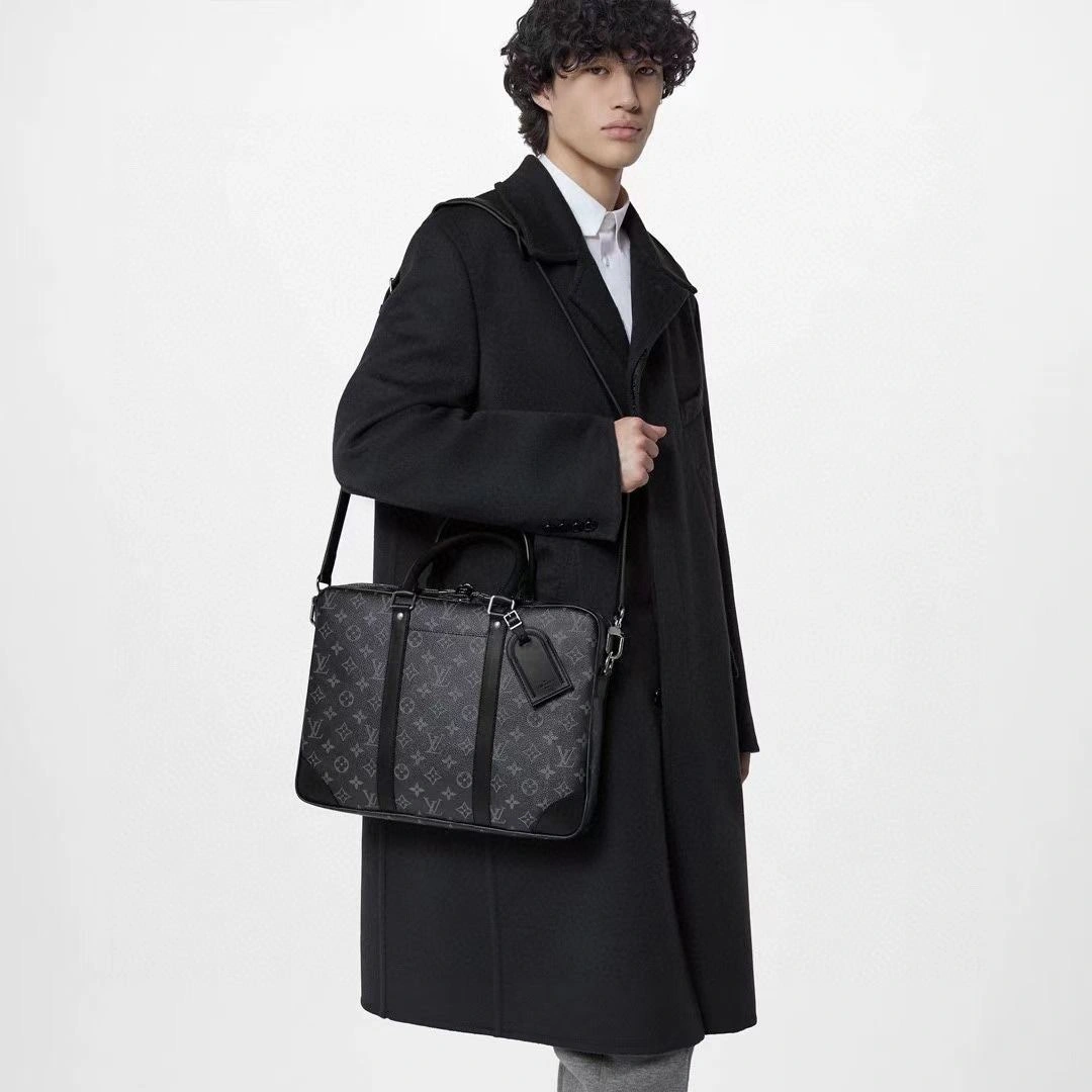 Breathable Mens Louis Vuitton Briefcases 91756