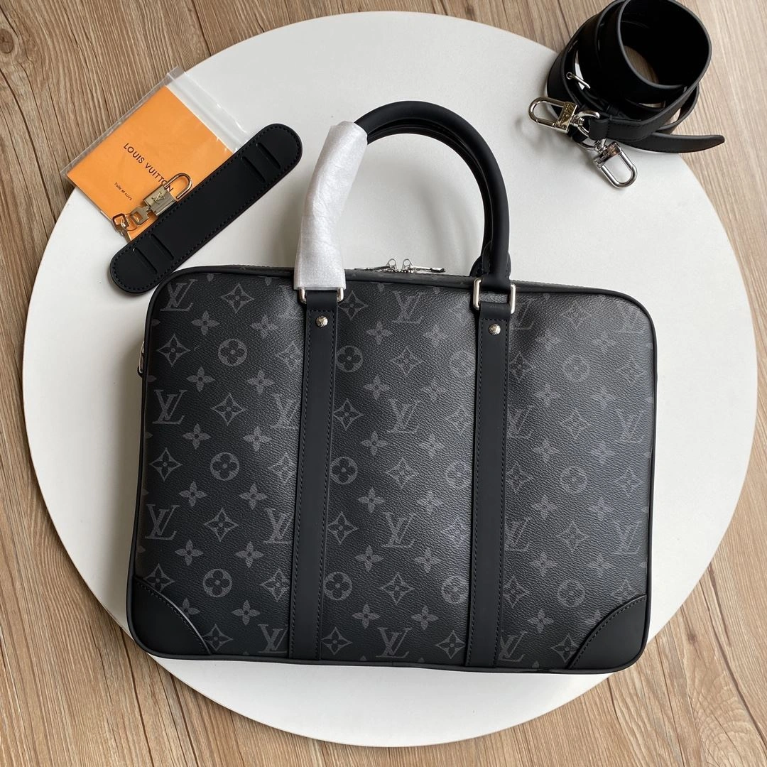 Breathable Mens Louis Vuitton Briefcases 91756