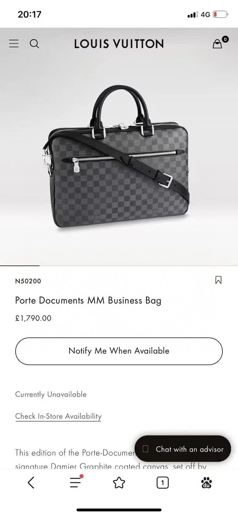 Mens Louis Vuitton Briefcases Trendy 91768