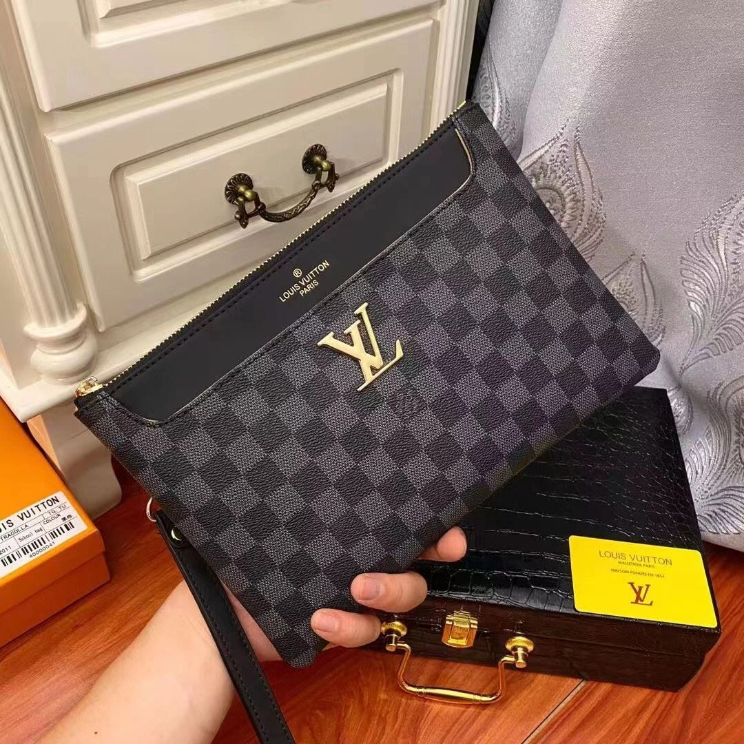 Mens Louis Vuitton Clutch Bags WaterResistant 92758