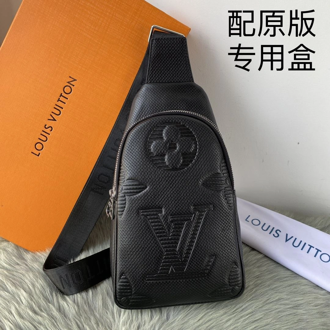 Mens Louis Vuitton Waist Chest Packs Stretchable 92651
