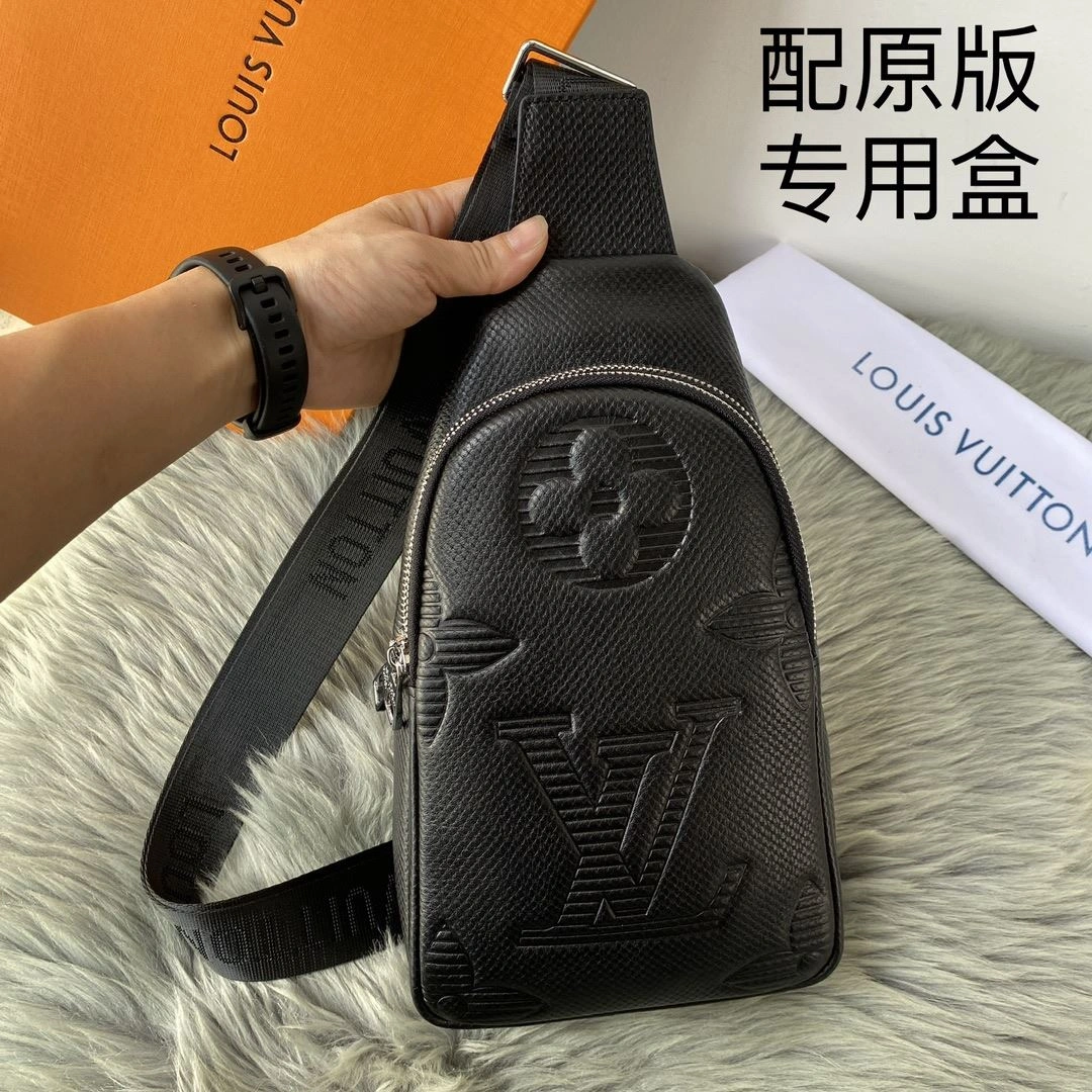 Mens Louis Vuitton Waist Chest Packs Stretchable 92651
