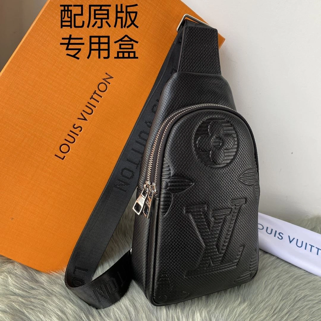 Mens Louis Vuitton Waist Chest Packs Stretchable 92651