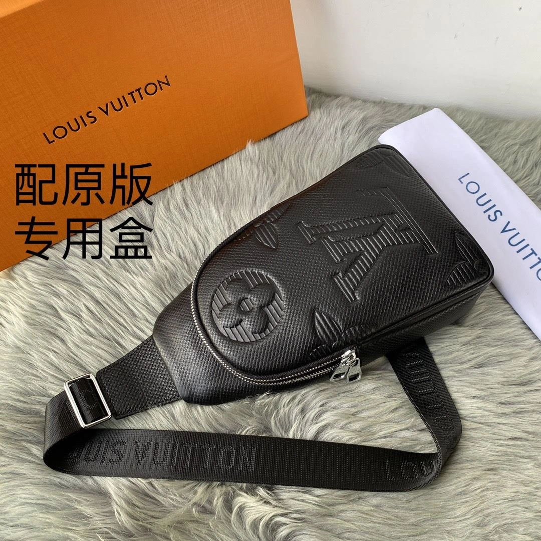 Mens Louis Vuitton Waist Chest Packs Stretchable 92651