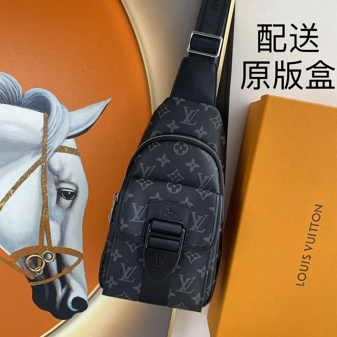 Upgraded Mens Louis Vuitton Waist Chest Packs 91619