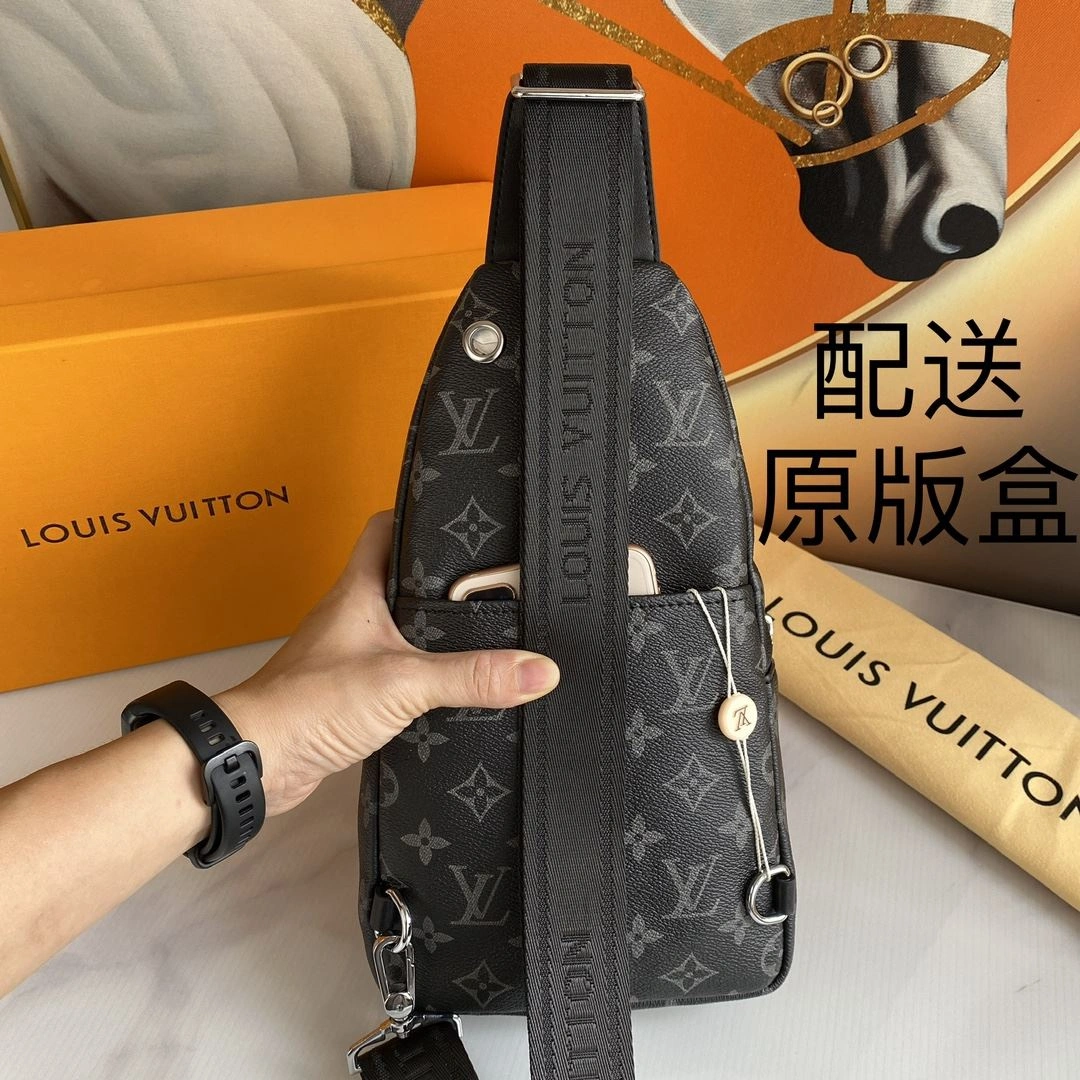 Upgraded Mens Louis Vuitton Waist Chest Packs 91619
