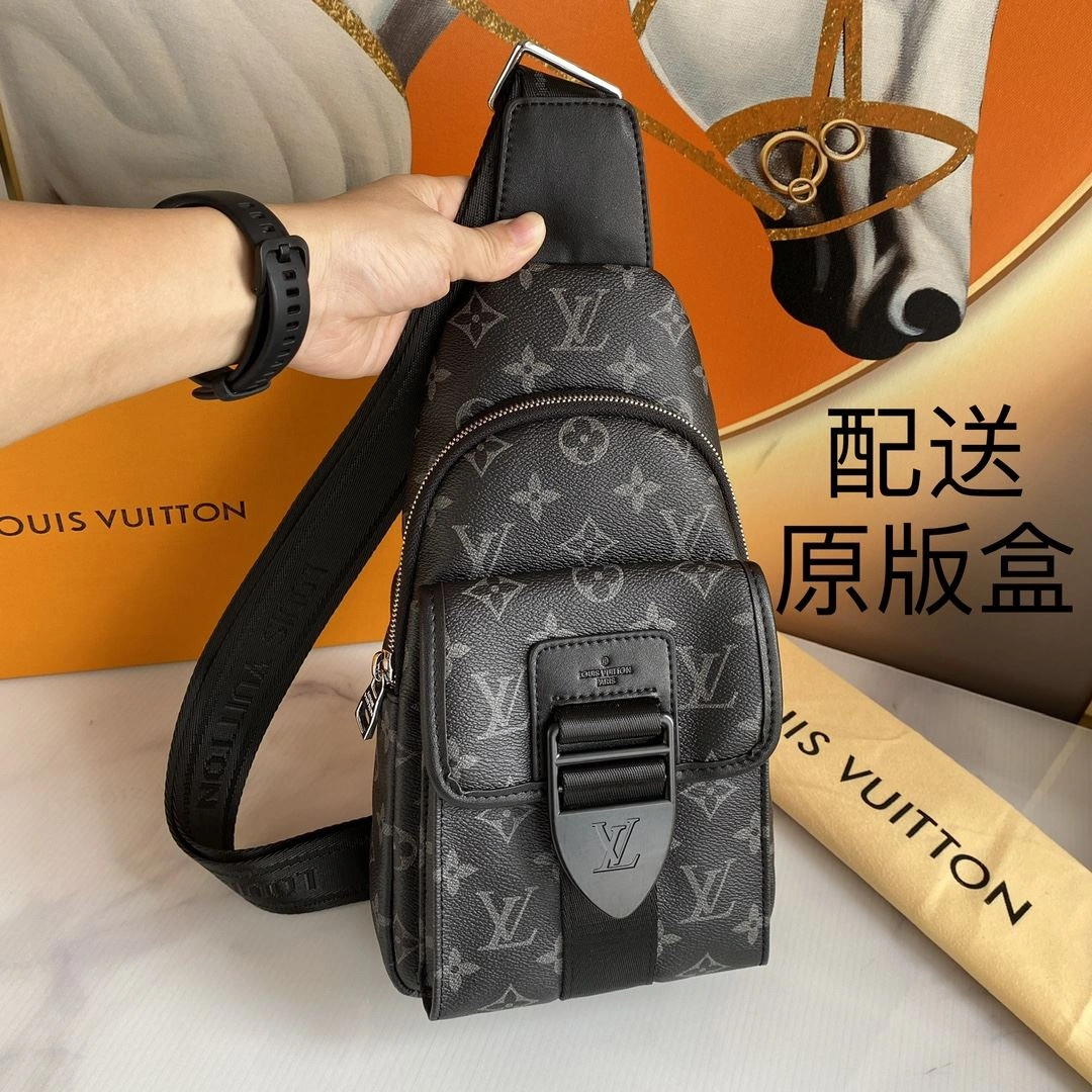 Upgraded Mens Louis Vuitton Waist Chest Packs 91619