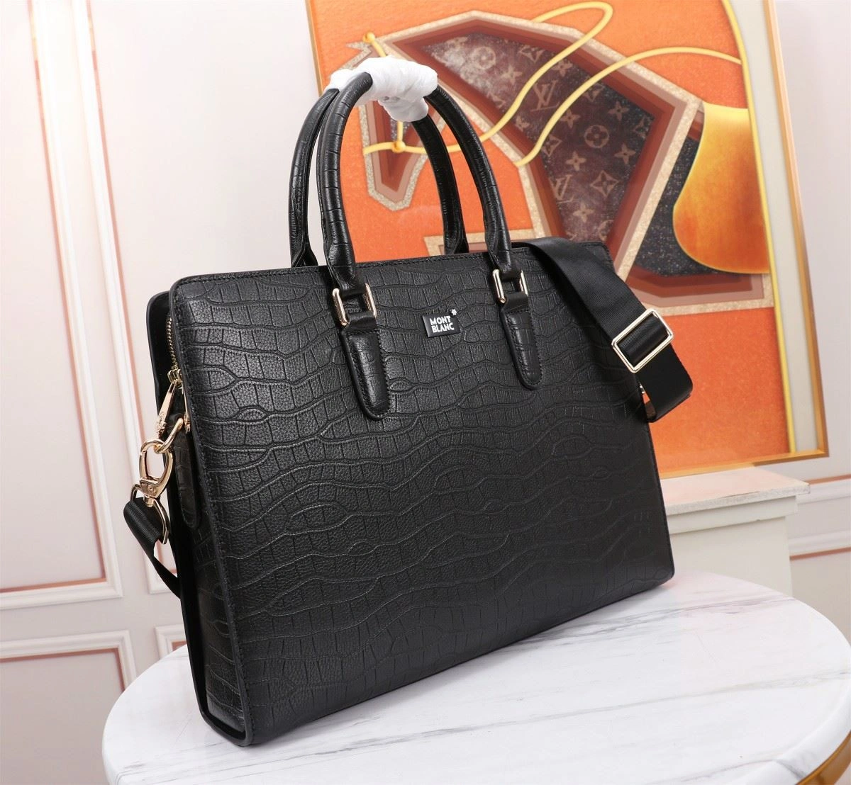 Mens Montblanc Briefcases MoistureWicking 92578