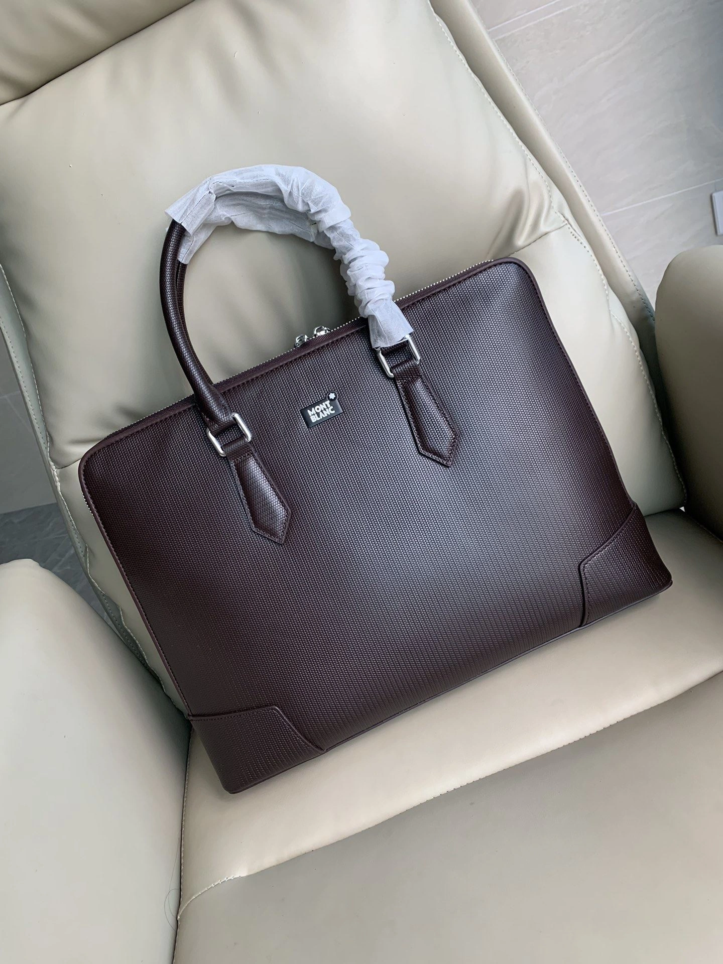Mens Montblanc Briefcases OdorResistant 92561
